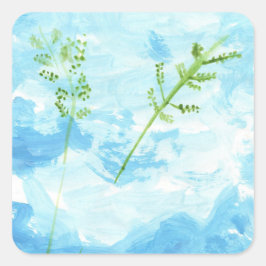 Vredesstickers Vierkante Sticker