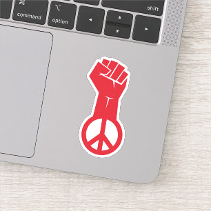 Vredesstrijd Sticker