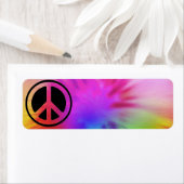 Vredesstropdas kleurstof label (Insitu)