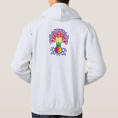 vredesstructuur hoodie (Achterkant)