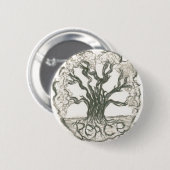 vredesstructuur ronde button 5,7 cm (Voorkant /achterkant)