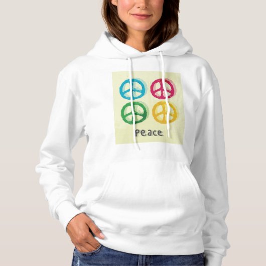 Vredessymbolen Hoodie (Voorkant)