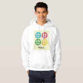 Vredessymbolen Hoodie (Voorkant volledig)