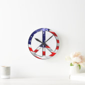 Vredessymbool Amerikaanse vlag Ronde Klok (Huis)