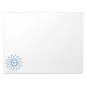 Vredessymbool Bloemen Notitieblok (Voorkant)