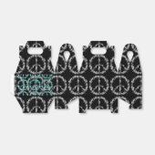 Vredessymbool — blokkracht bedankdoosjes (Uitgevouwen)