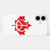 Vredessymbool Canada is niet te koop voor de VS Case-Mate iPhone Case (Achterkant (horizontaal))