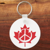 Vredessymbool Canada is niet te koop voor de VS Sleutelhanger (Voorkant)