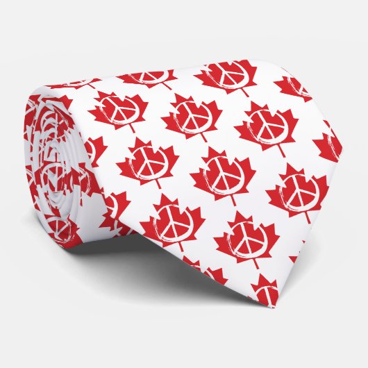 Vredessymbool Canada is niet te koop voor de VS Stropdas (Opgerold)