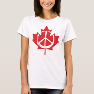 Vredessymbool Canada is niet te koop voor de VS T-shirt
