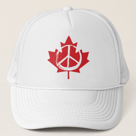 Vredessymbool Canada is niet te koop voor de VS Trucker Pet (Voorkant)