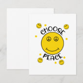 Vredessymbool Emoji Face (Voorkant / Achterkant)