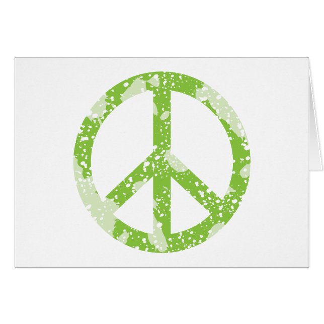 Vredessymbool (groen) (Voorkant Horizontaal)