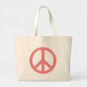 Vredessymbool Grote Tote Bag (Voorkant)