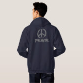 Vredessymbool Hoodie (Achterkant volledig)