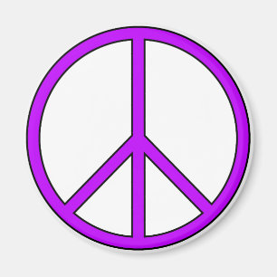 Vredessymbool: hou van hippie tegen oorlog magneet