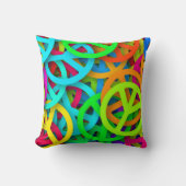 Vredessymbool Icon Modern Sign Sierkussen (Voorkant)