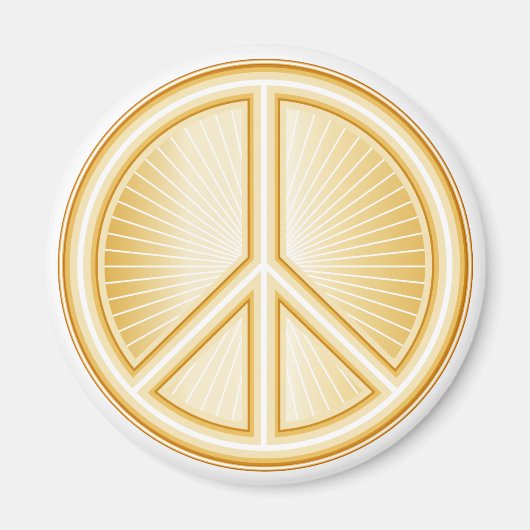 Vredessymbool Magneet (Voorkant)