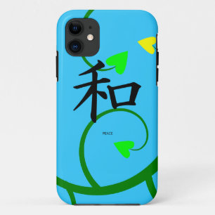 Vredessymbool met harten iPhone 5 Hoesje