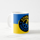 Vredessymbool Oekraïne Koffiemok (Voorkant links)