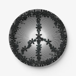 Vredessymbool Papieren Bordje