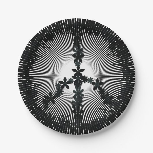 Vredessymbool Papieren Bordje (Voorkant)