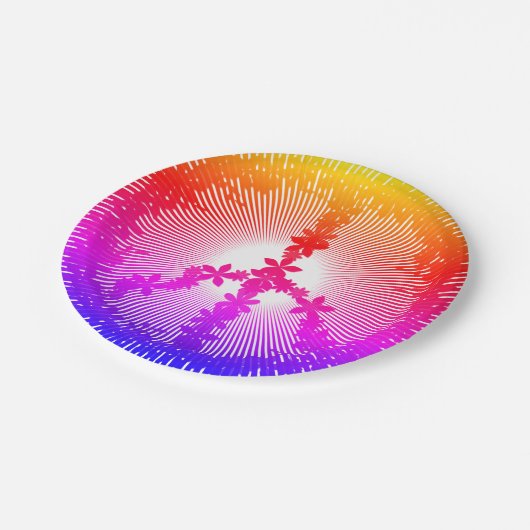 Vredessymbool Papieren Bordje (Gekanteld)