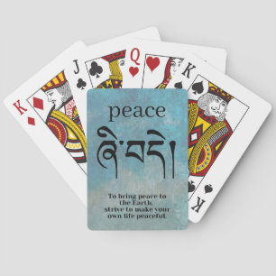 Vredessymbool Pokerkaarten