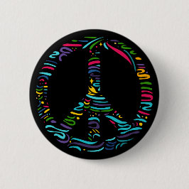 Vredessymbool Ronde Button 5,7 Cm