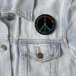 Vredessymbool Ronde Button 5,7 Cm