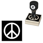 VREDESSYMBOOL RUBBERSTEMPEL (Gestempeld)