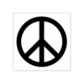 VREDESSYMBOOL RUBBERSTEMPEL (Afrduk)