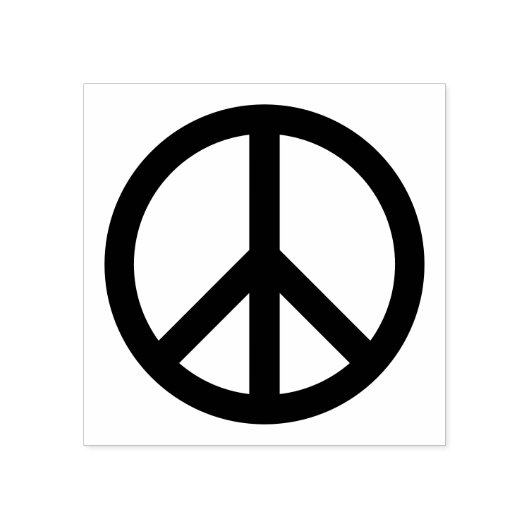 VREDESSYMBOOL RUBBERSTEMPEL (Afrduk)