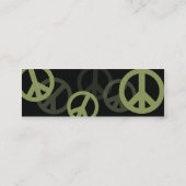 Vredessymbool - Skinny Mini Visitekaartje (Achterkant)