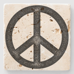 Vredessymbool Stenen Onderzetter