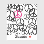 Vredessymbool Sticker (Vel)