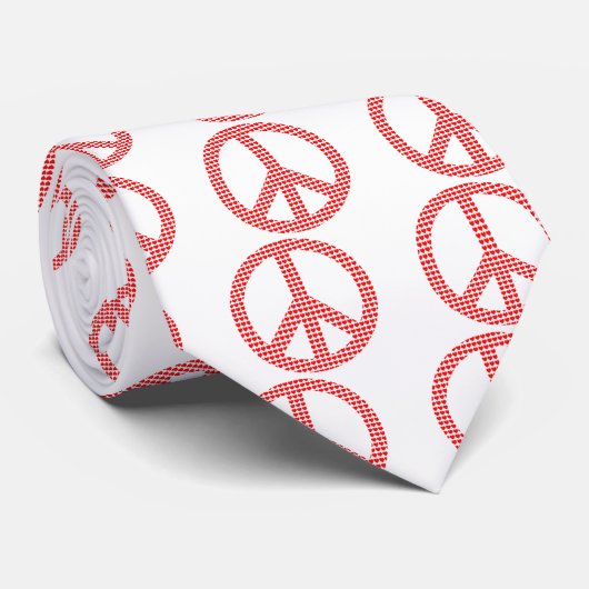 Vredessymbool Stropdas (Opgerold)