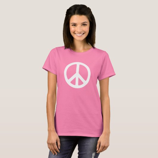 Vredessymbool T-shirt (Voorkant volledig)