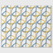 VREDESSYMBOOL Teken Oekraïense vlag Cadeaupapier (Vlak)