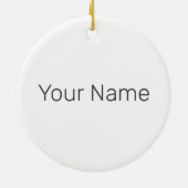 Vredessymbool  teken voor vreedzame hippie keramisch ornament (Achterkant)