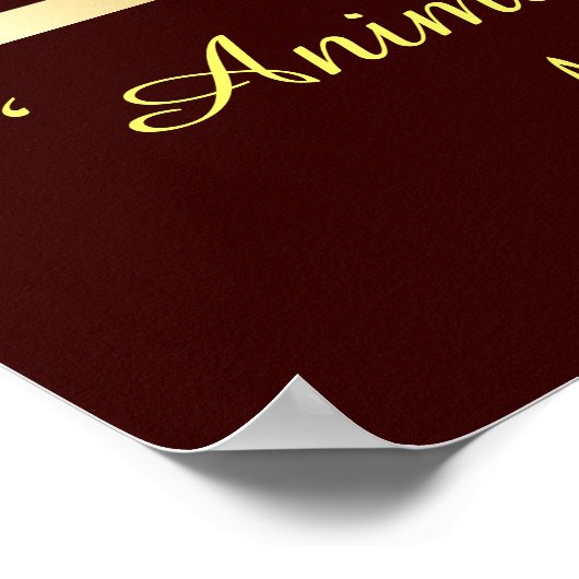 Vredessymbool Thanksgiving Turkije Poster (Hoek)