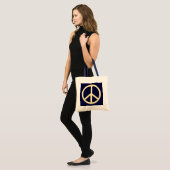 vredessymbool tote bag (Voorkant (model))