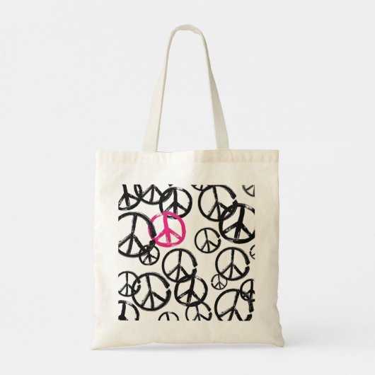 Vredessymbool Tote Bag (Achterkant)