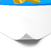 Vredessymbool voor alle wereldgodsdiensten poster (Hoek)