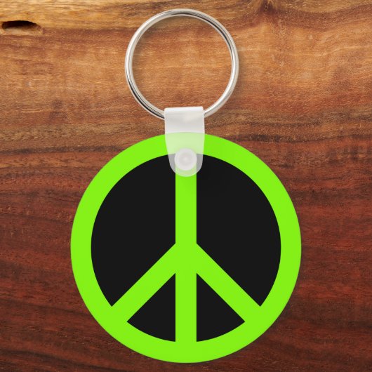 Vredessymbool voor Chartreuse Sleutelhanger (Voorkant)