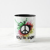 vredessymbool, voor de ironie mok (Midden)