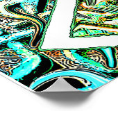 Vredessymbool, Yin Yang, boom van het leven in het Poster (Hoek)