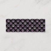 Vredessymbool (zwart) - visitekaartje (Achterkant)