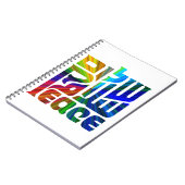 Vredestaal/Hebreeuwse taal, Arabisch, Engels Notitieboek (Linkerzijde)