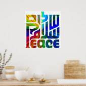 Vredestaal Poster (Keuken)